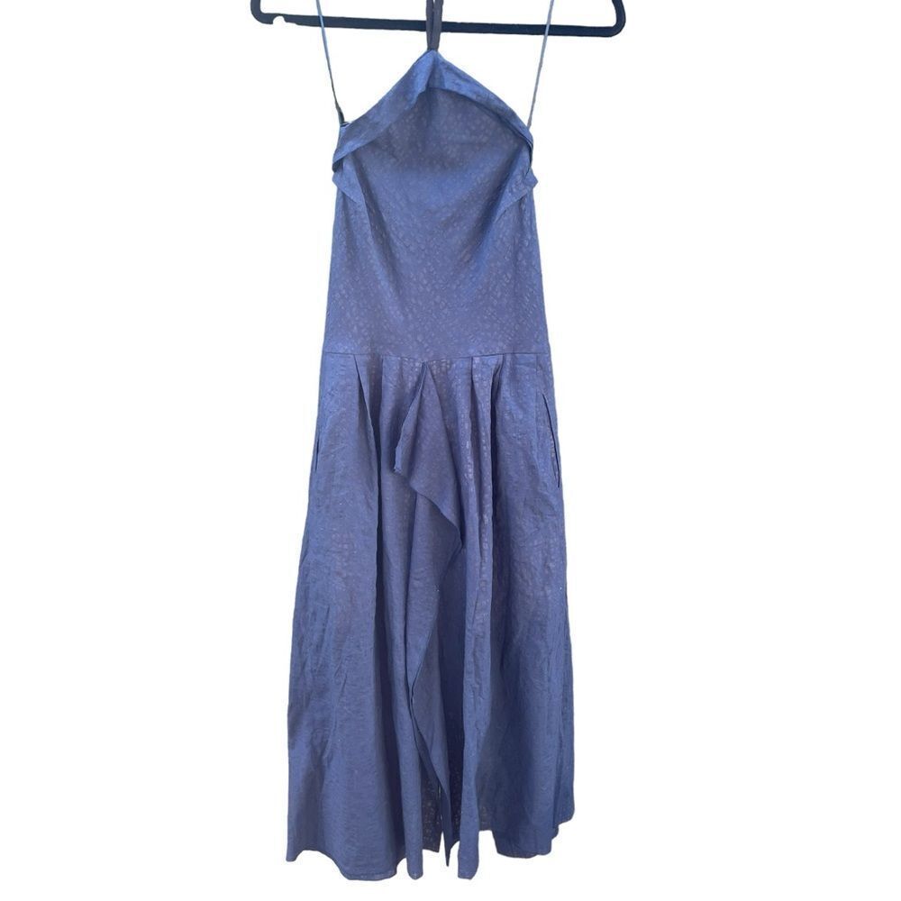 Roland Mouret silk lined navy blue dress - Picture 2 of 15